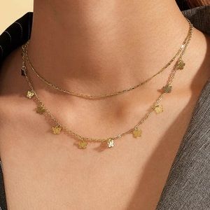 BOGO Mini Butterfly Choker Necklace Dainty Jewelry